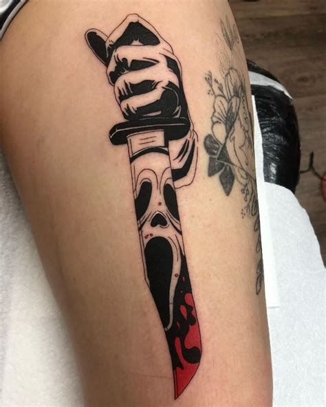 ghostface tattoo