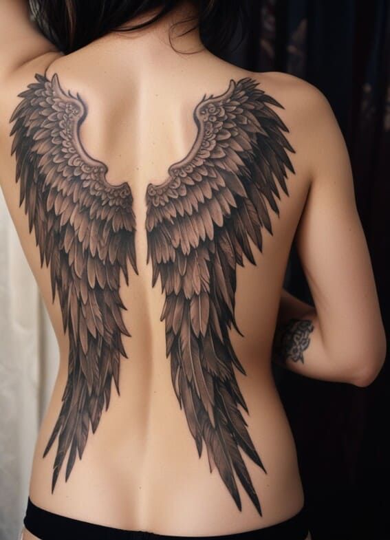 guardian angel tattoo ideas for men