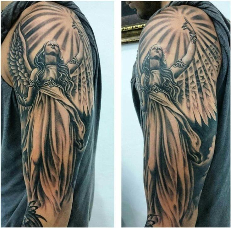 guardian angel tattoo ideas for women