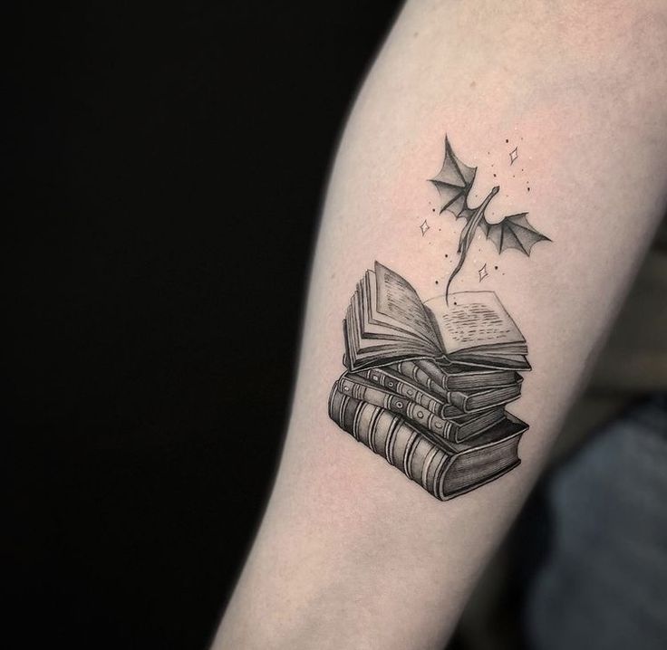 harry potter book tattoo ideas