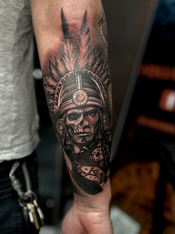 inner forearm tattoos for men