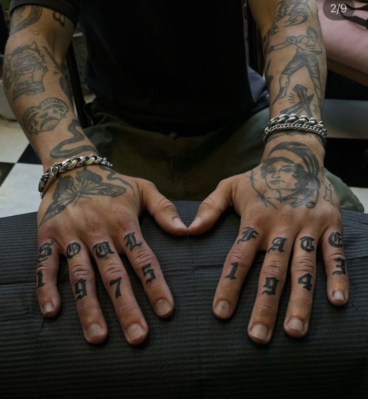 inside finger tattoo ideas