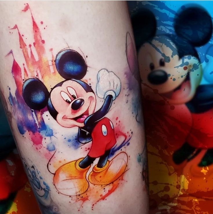 janet jackson mickey mouse tatto