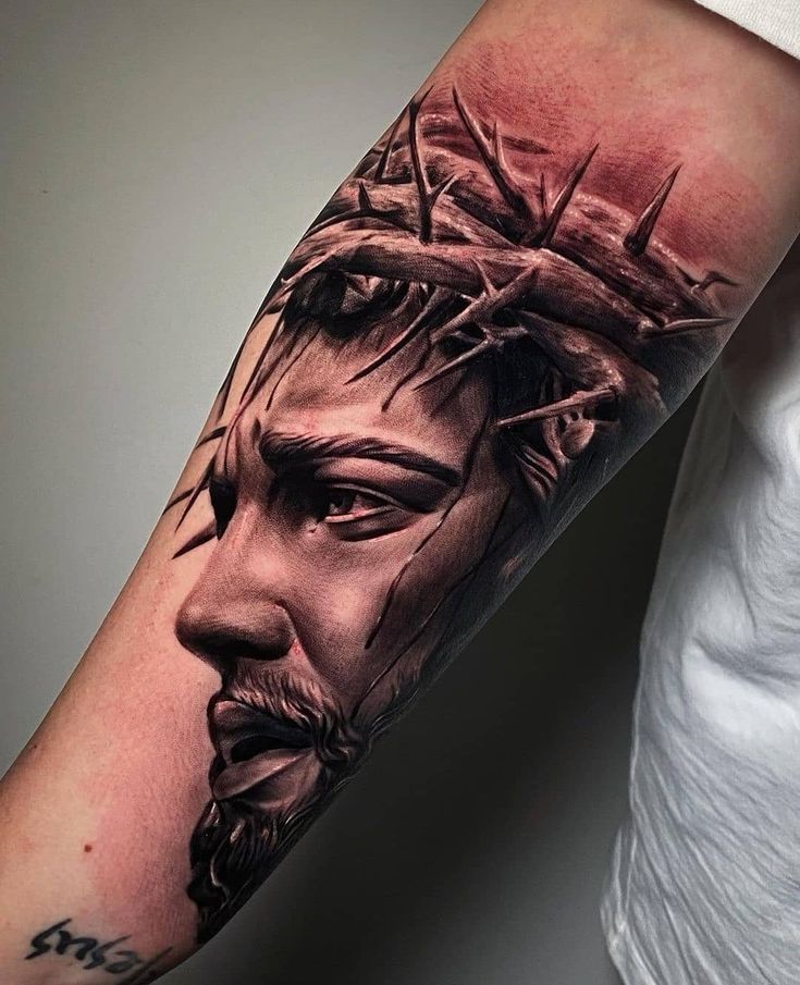 jesus tattoo idea