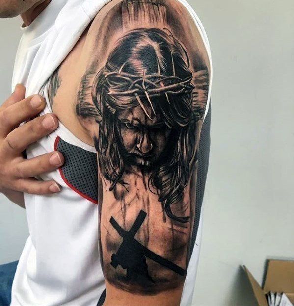 jesus tattoo ideas chest