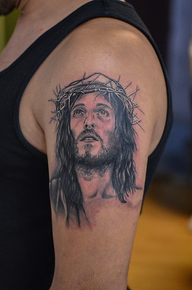 jesus tattoo ideas for men