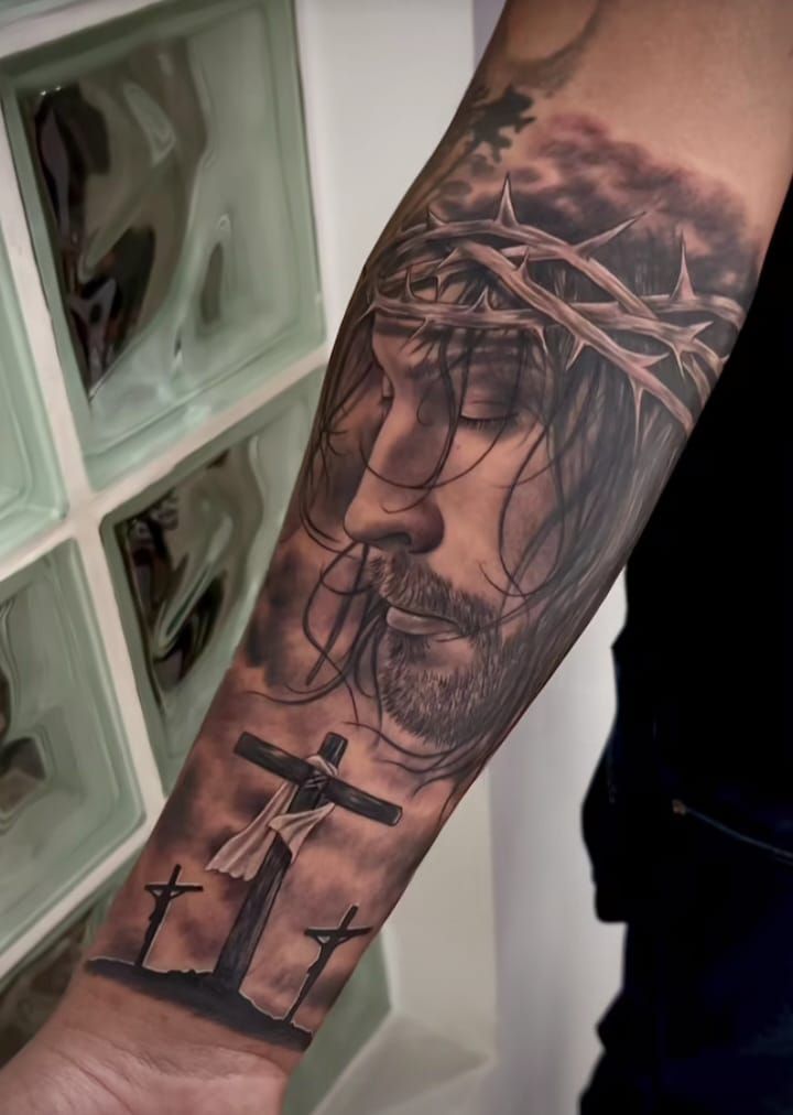 jesus tattoo ideas small