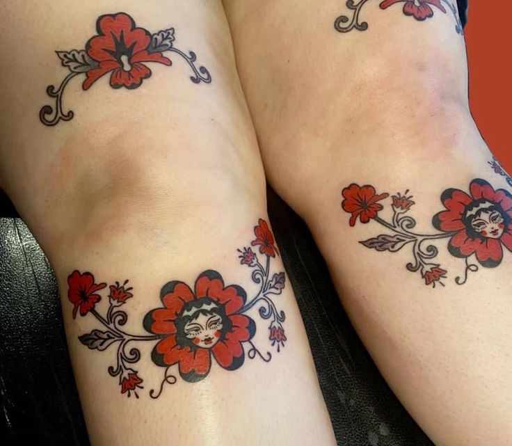 knee tattoo ideas for women