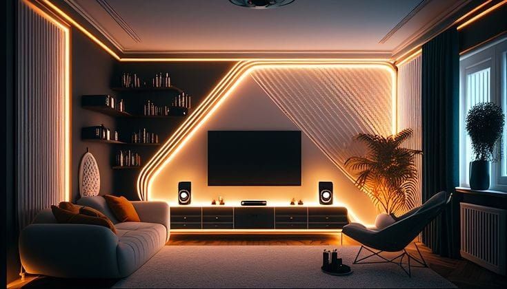 led panel design for room