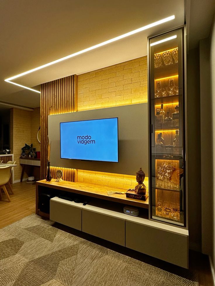 led tv wall panel design