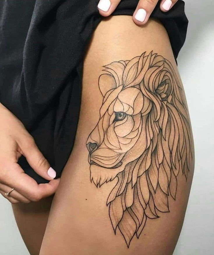 lion and liones tattoo