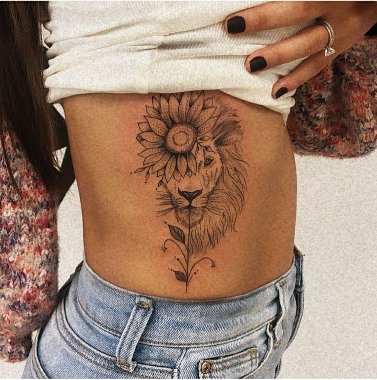 love lion and lioness tattoo