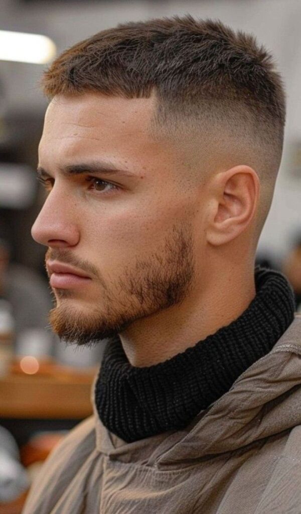 low taper buzz cut