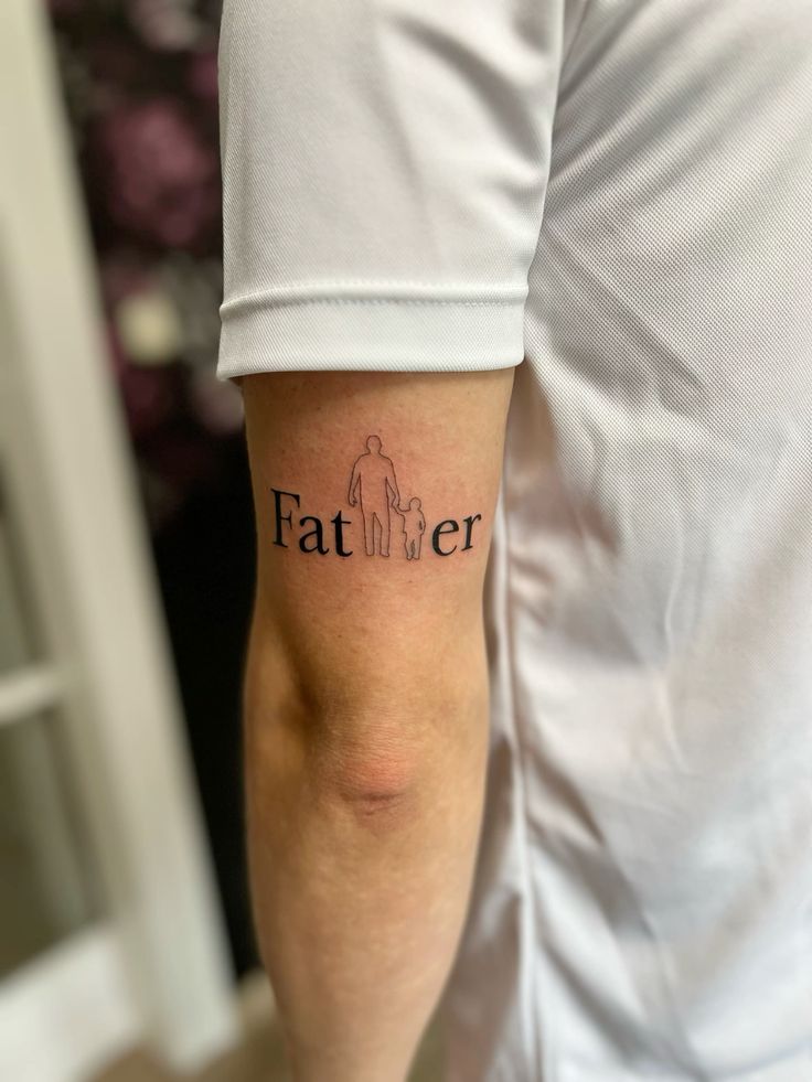 meaningful father and son tattoo