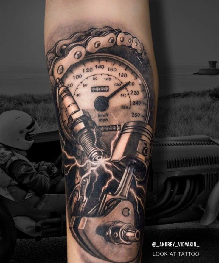 mechanical tattoo ideas