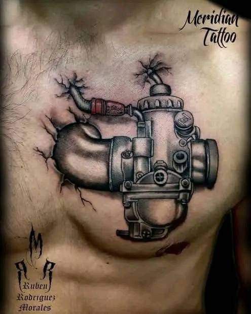 mechanical tattoo