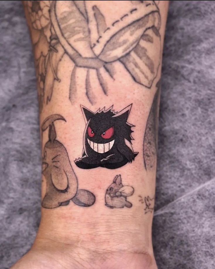 mega gengar tattoo