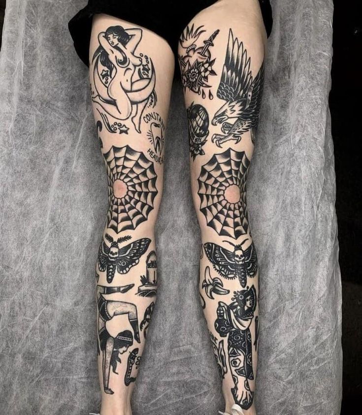 mens knee tattoo ideas