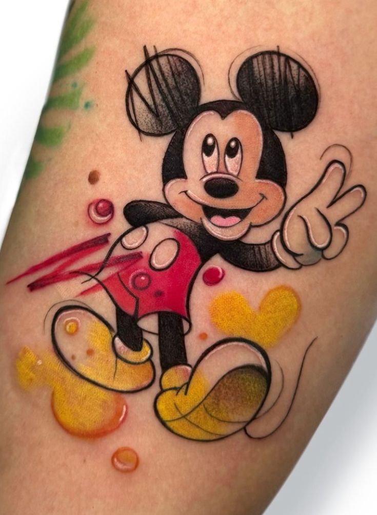 mickey mouse tattoo ideas