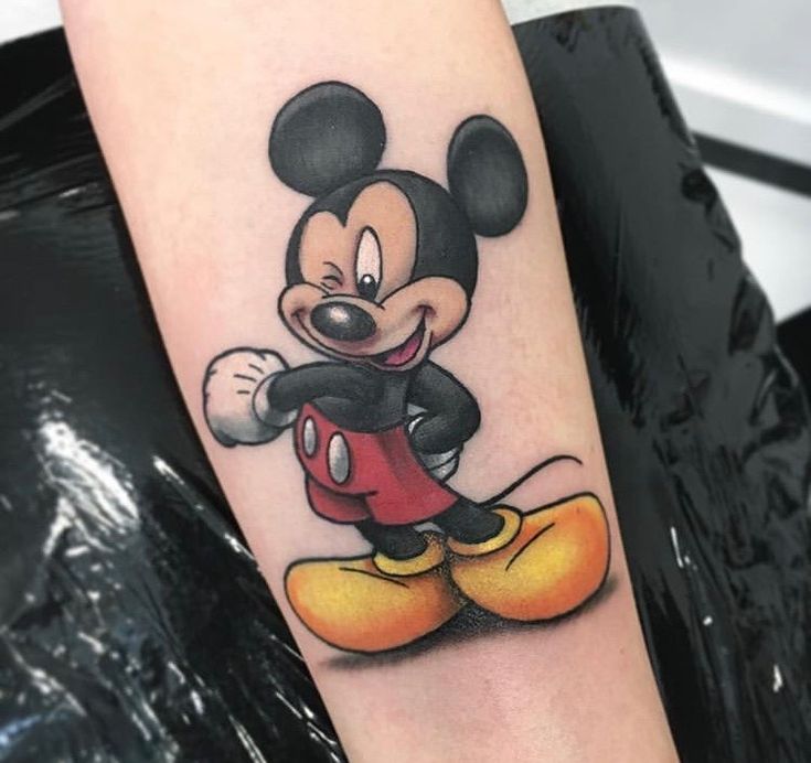 mickey mouse tattoo small