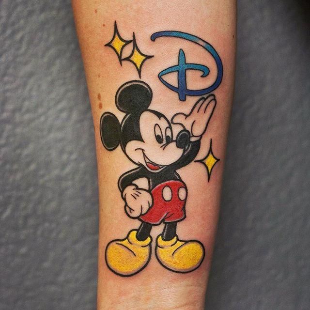 mickey mouse tattoo