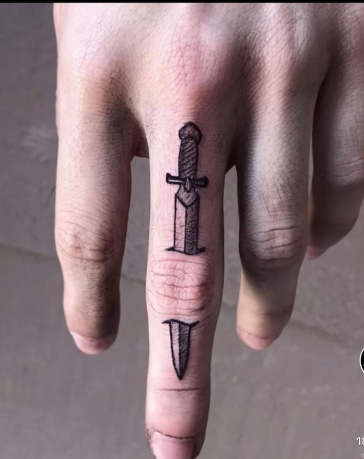 middle finger tattoo ideas