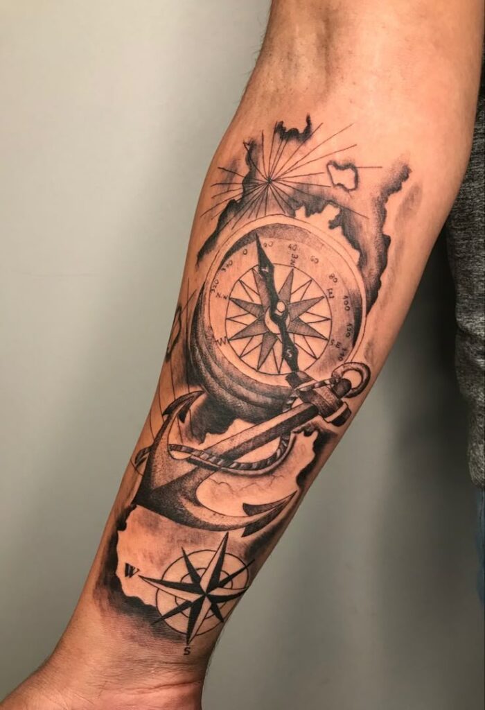 middle of the map tattoo