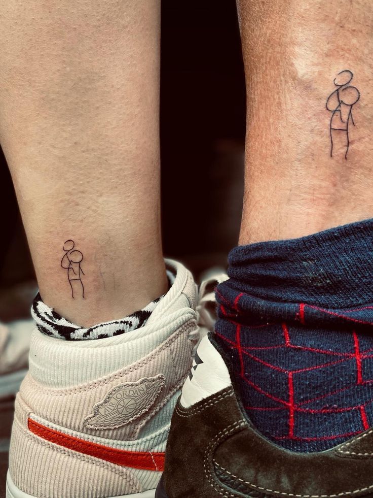 mother father and daughter tattoo