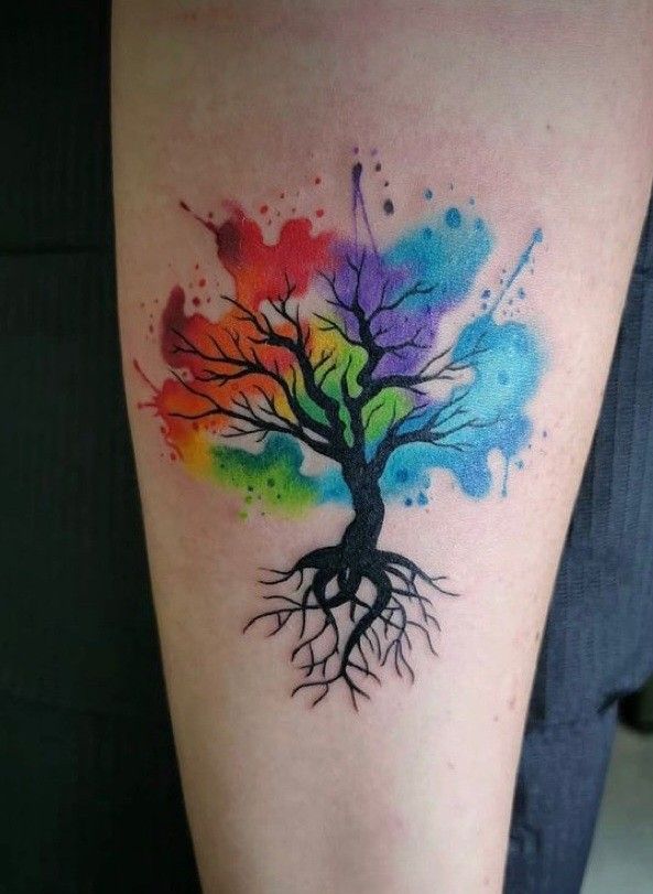 nhs rainbow tattoo ideas