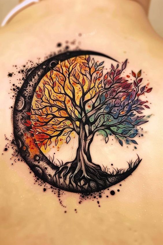 norse tree of life tattoo