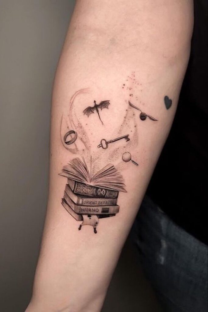 open book tattoo ideas