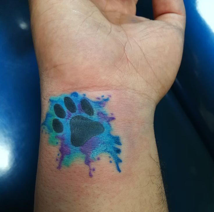 paw print tattoo ideas small