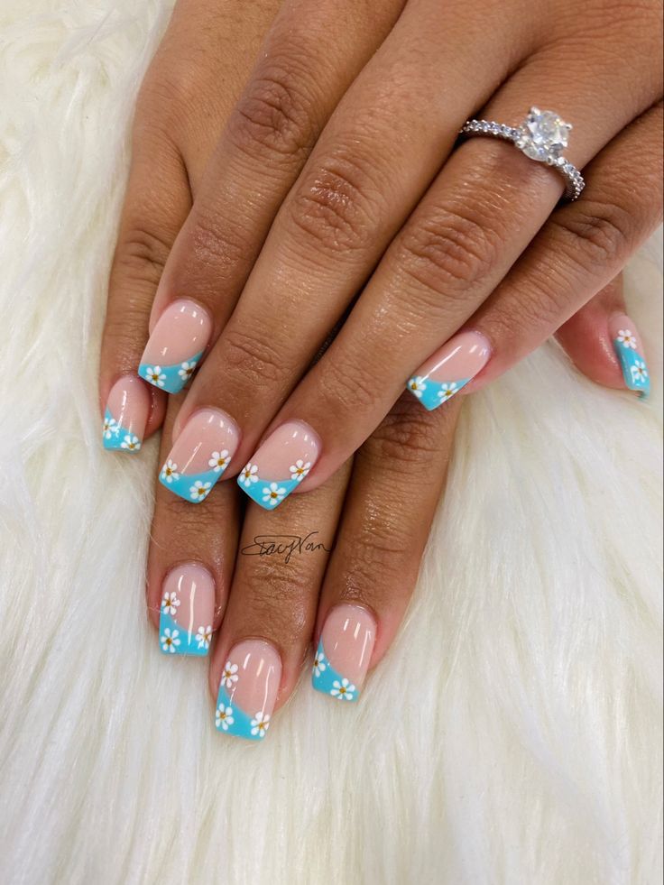 preppy nail design