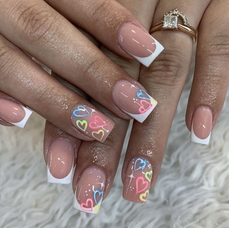 preppy nail inspo summer