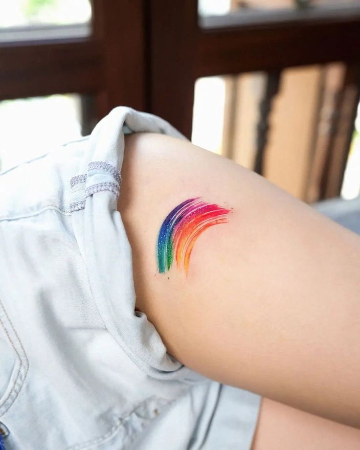 rainbow tattoo ideas