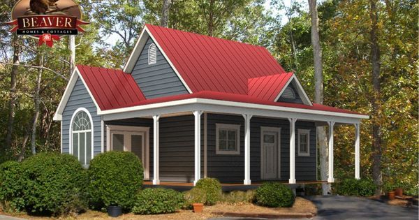 red roof house design