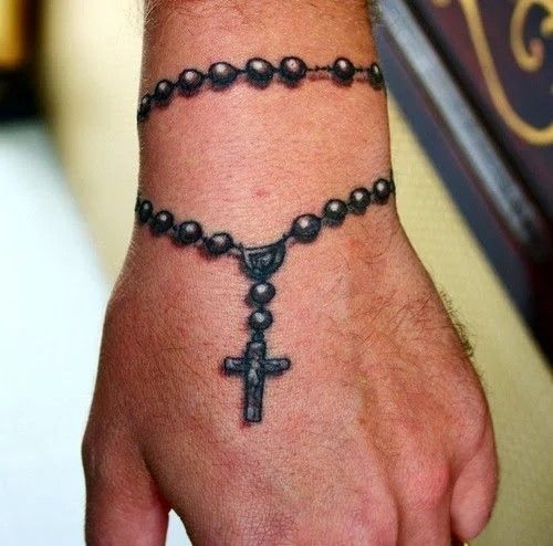 rosary tattoo meaning