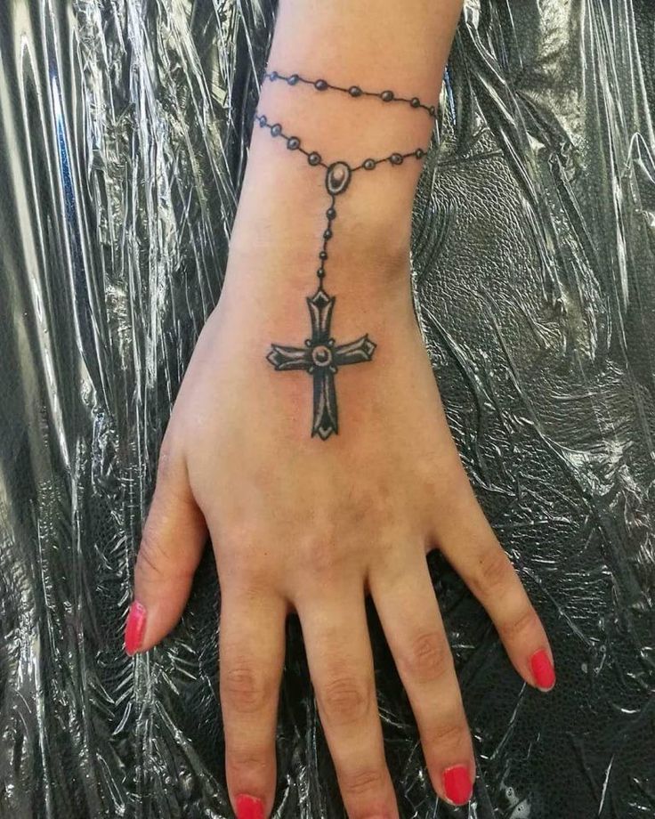 rosary tattoo men