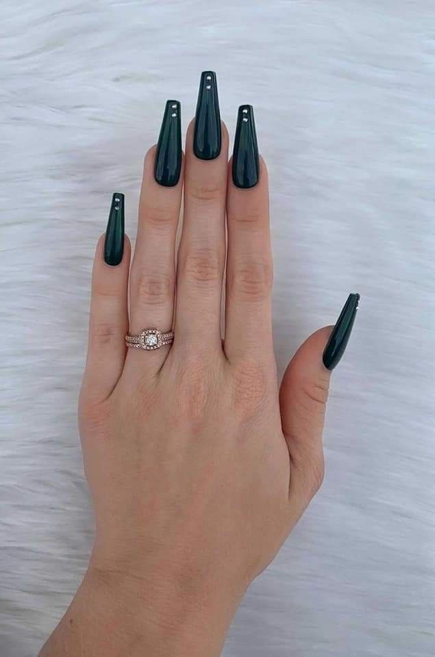 sage green nail designs