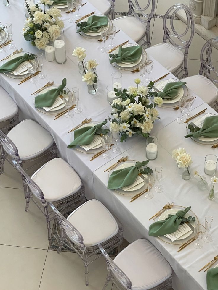 green wedding theme