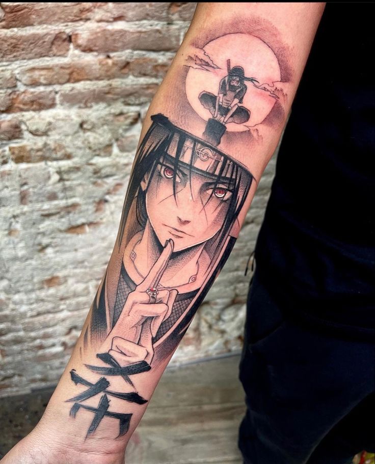 sasuke and itachi tattoo