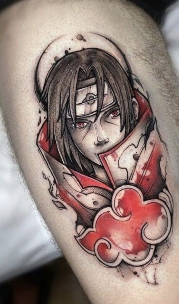 sharingan itachi tattoo small