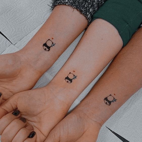 siblings tattoo for 2