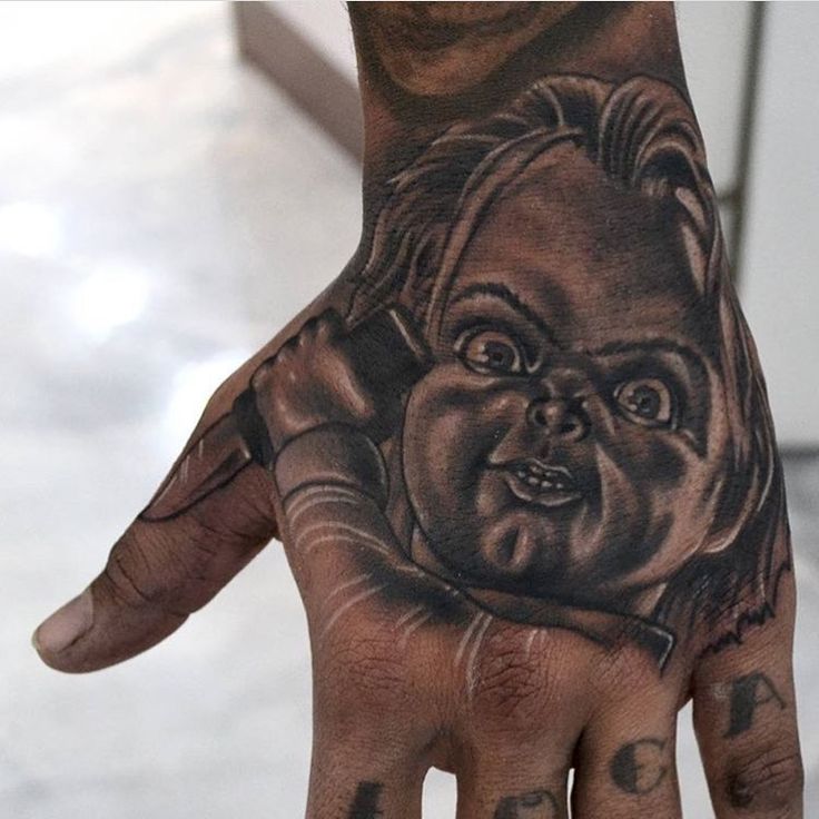 simple chucky tattoo