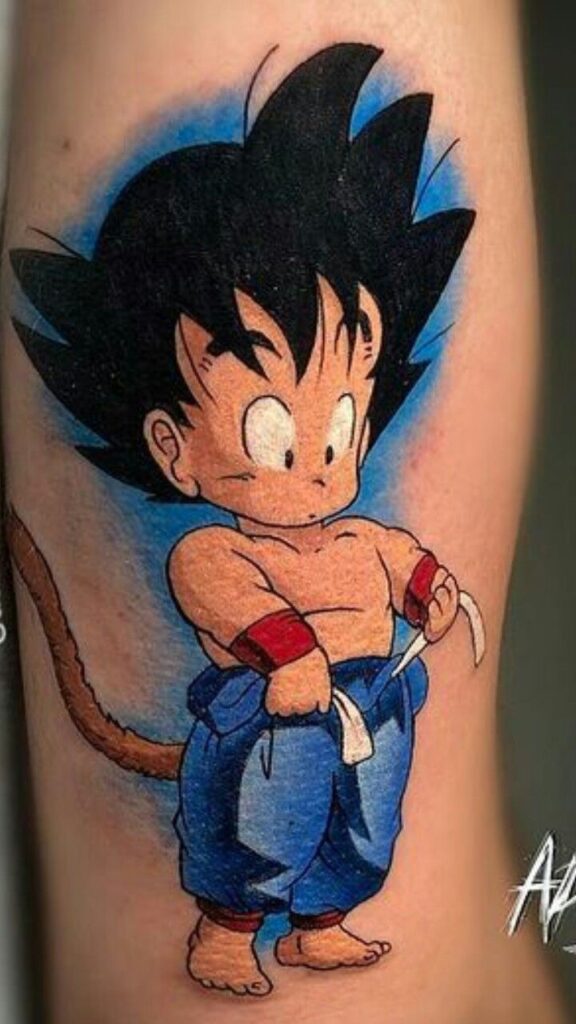 simple dragon ball tattoo