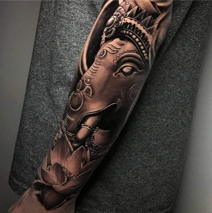 simple ganesha tattoo

