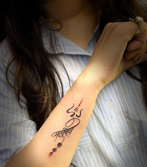 simple hand tattoo for women