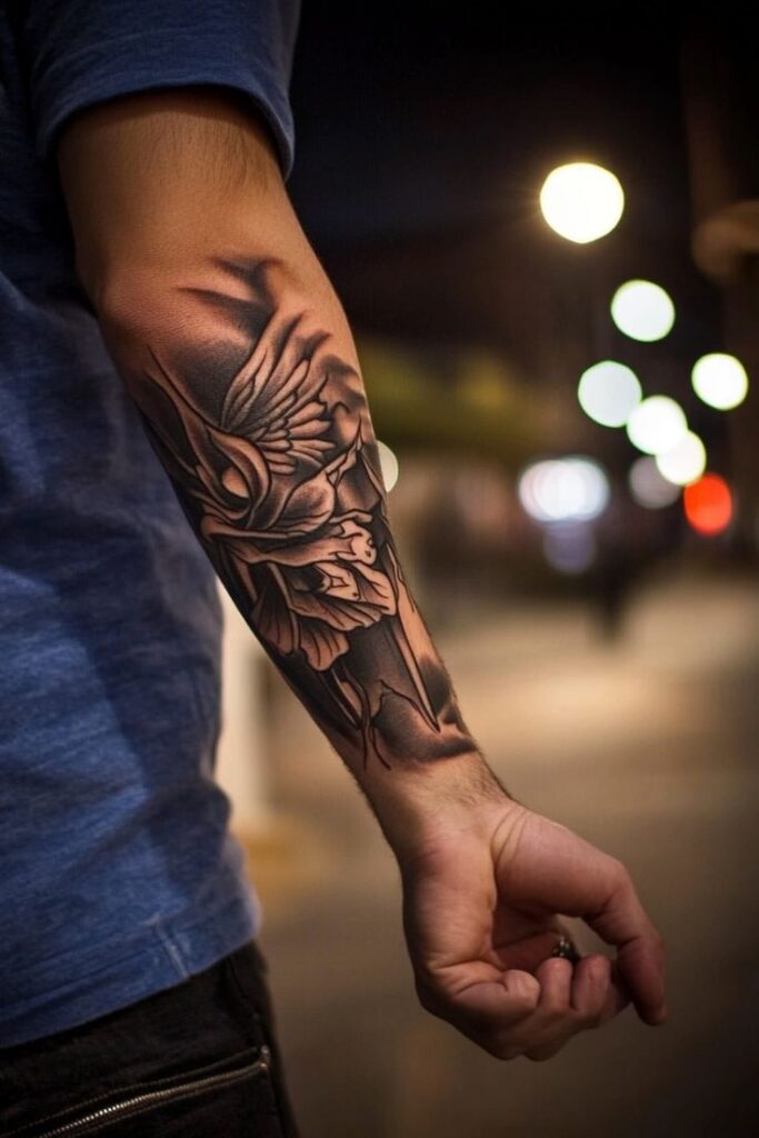 simple tattoos for men arm