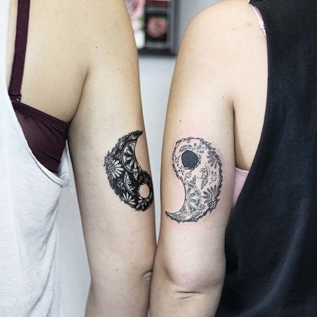 sister tattoo ideas for 3