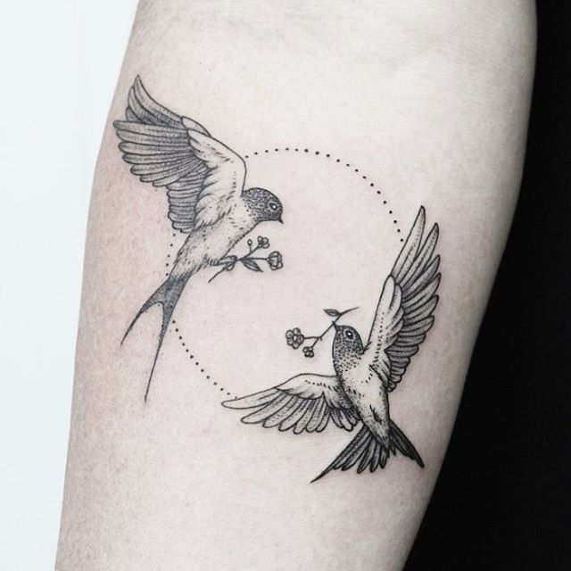 small bird tattoos for guys